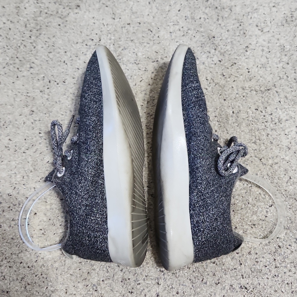 Allbirds Women's Wool Runners Sneakers Dark Grey/White Sole Size 10 - Picture 9 of 10